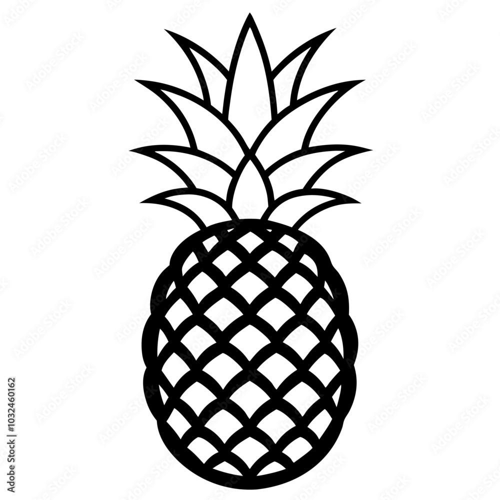 pineapple illustration