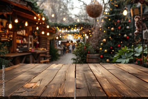 A wooden table sitting on top of a wooden floor