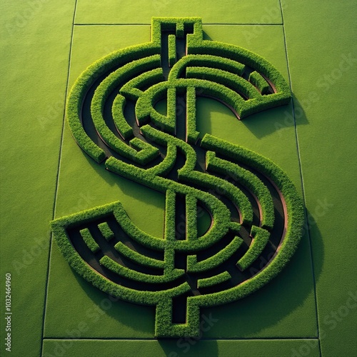 Dollar Sign Maze