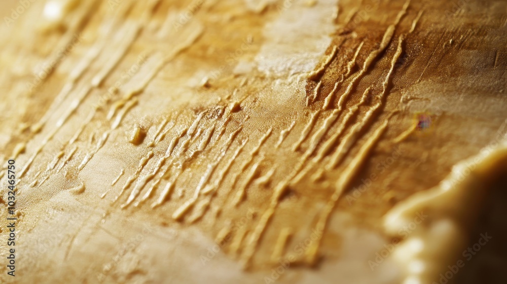 Smooth Roman wax tablet surface with deep stylus grooves and soft sheen lighting