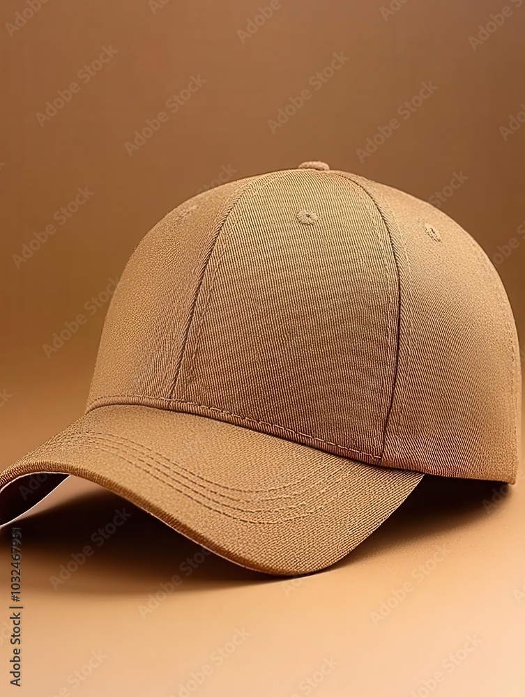 Minimalist blank cap mockup, isolated on a clean background with soft shadows Versatile for showcasing branding, design concepts, or product advertising presentations Minimalist blank cap mockup, isolated on a clean background with soft shadows Versatile for showcasing branding, design concepts, or product advertising presentations