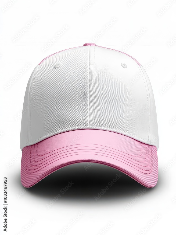 A minimalist blank cap mockup, isolated on a clean background with soft shadows Versatile for showcasing branding, design concepts, or product advertising presentations A minimalist blank cap mockup, isolated on a clean background with soft shadows Versatile for showcasing branding, design concepts, or product advertising presentations