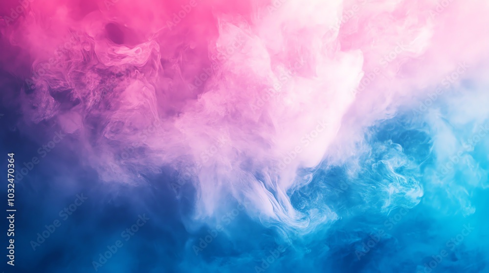 Abstract colorful blue and purple smoke swirls create a dynamic background Abstract colorful blue and purple smoke swirls create a dynamic background