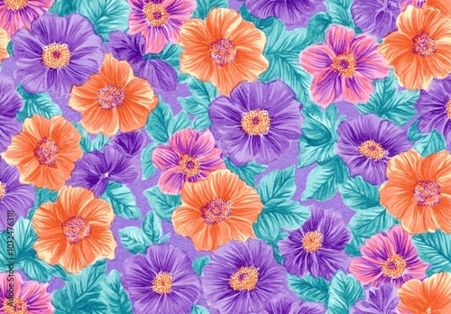 Watercolor Floral Pattern