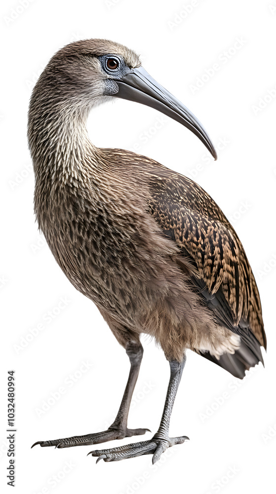Obraz premium Kiwi Bird on Transparent PNG Background, Photo Realistic, Wallpaper, Cover and Screen for Smartphone, PC, Laptop, Transparent PNG