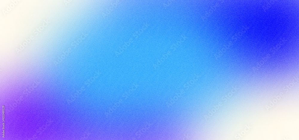 Obraz premium Blue gradient background with noise texture