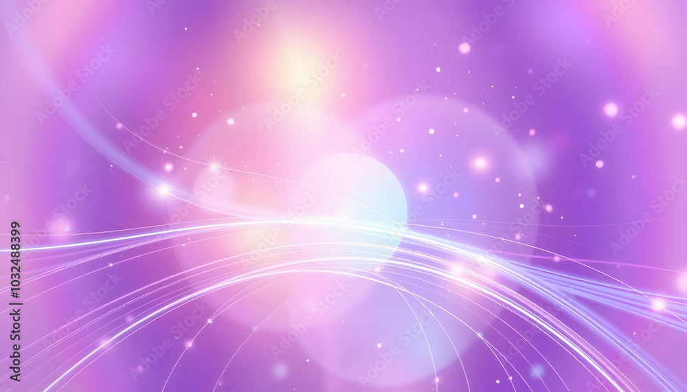 Fototapeta premium Abstract magic background with pastel traces on holographic background isolated with white highlights, png