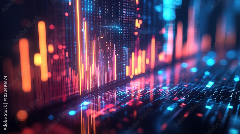 Abstract graph statistic data. Finance business economy market visualization Abstract graph statistic data. Finance business economy market visualization