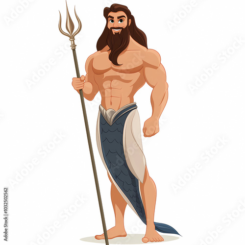 Poseidon Cartoon