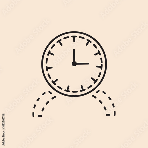 Clock with arrow circle icon. Time icon collection. Vector illustration. Clock icon set. Time icon vector. watch icon symbol