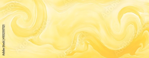 Yellow Swirling Abstract Background