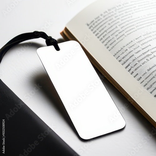 Obraz na płótnie Elegant bookmark designs templates. Create professional and stylish bookmark mockup displays for your portfolio or product listings. Bookmark mockup, Bookmark design w salonie