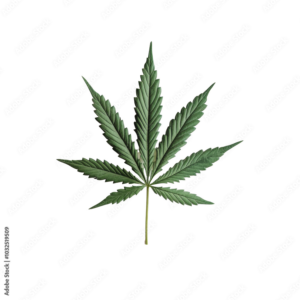 A close-up view of a cannabis leaf displayed on a clean transparent background, Canabis leaf on transparent background A close-up view of a cannabis leaf displayed on a clean transparent background, Canabis leaf on transparent background