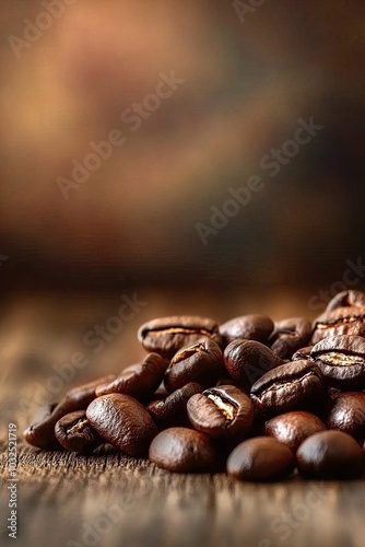 Coffee beans, top view, wallpaper, background, banner