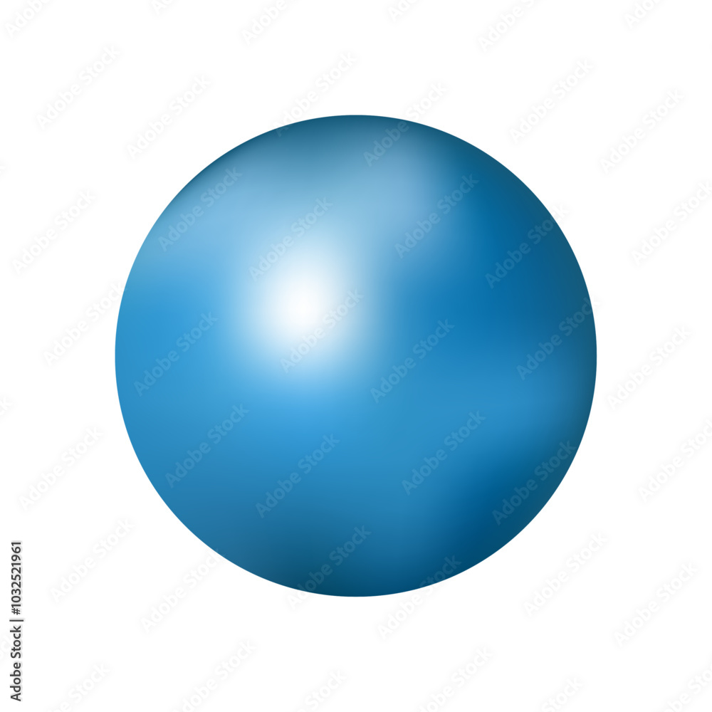 3d metallic light blue ball on transparent background 3d metallic light blue ball on transparent background