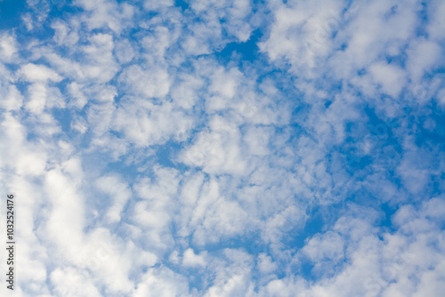 blue sky with clouds
