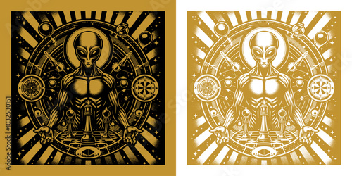 alien planet exploration design