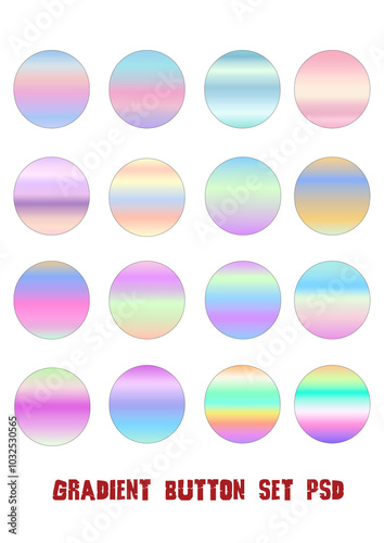 set of buttons
