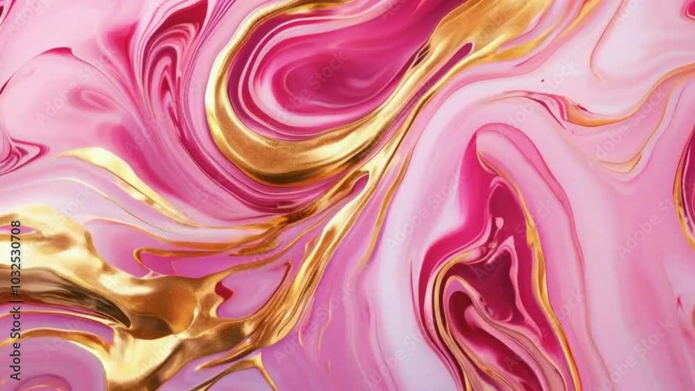 A luxurious pink silk fabric, golden liquid ripples slowly. soft undulations rich and sophisticated visual, ideal for high-end business purposes, 4k High-Quality texture background Animation Video A luxurious pink silk fabric, golden liquid ripples slowly. soft undulations rich and sophisticated visual, ideal for high-end business purposes, 4k High-Quality texture background Animation Video