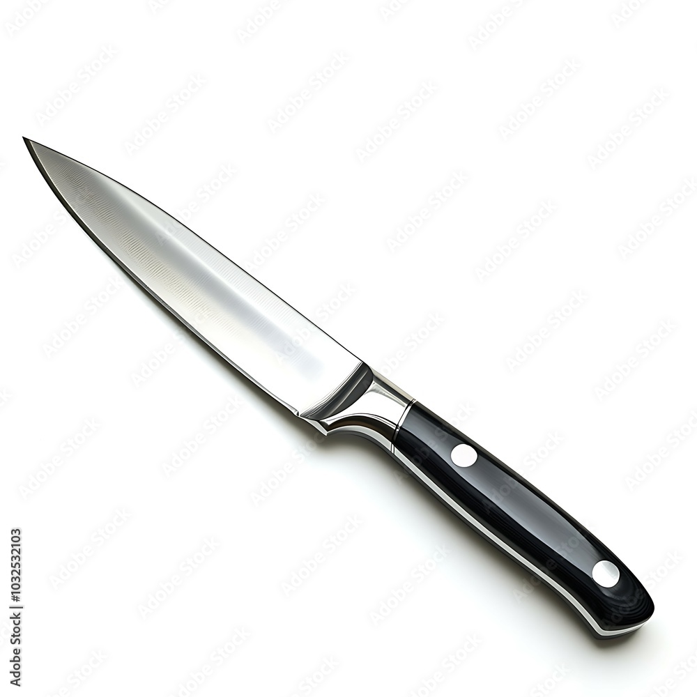 Sharp Stainless Steel Chef Knife with Sleek Handle Sharp Stainless Steel Chef Knife with Sleek Handle