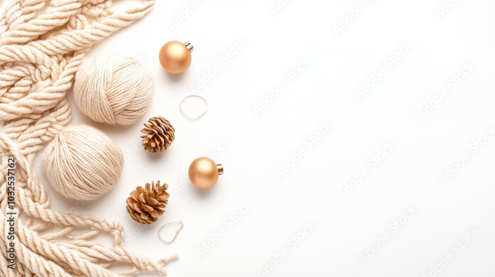 Zoomed-in photo of soft, thick wool knitting, with detailed fibers and a clean white background for contrast. Zoomed-in photo of soft, thick wool knitting, with detailed fibers and a clean white background for contrast.