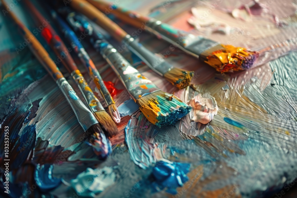 Creative Arts Workshop Palette and Brush Inspiration for Professional Design Use Creative Arts Workshop Palette and Brush Inspiration for Professional Design Use
