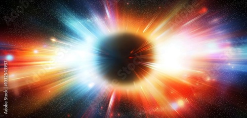  Cosmic Explosion Background for Science Fiction, Space Exploration, and Futuristic Designs