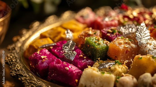 Indian Mithai for diwali photo