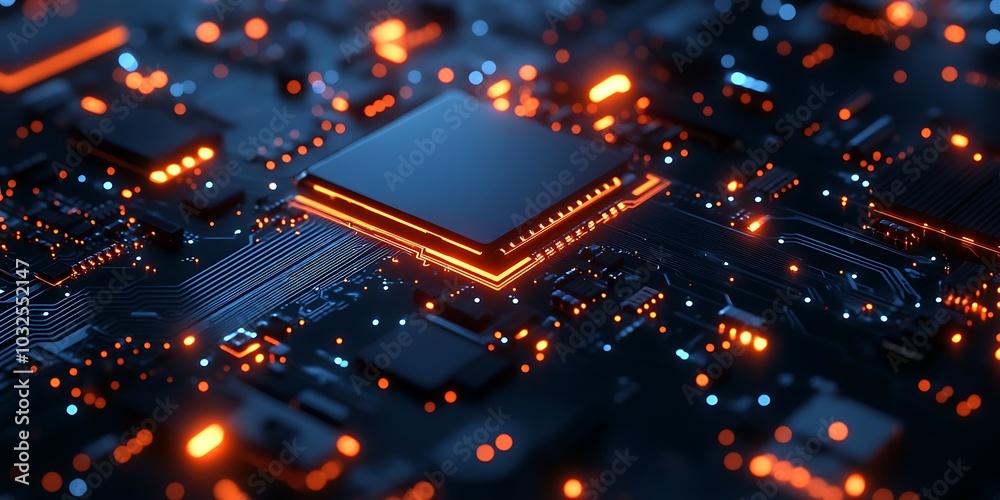Digital Circuit Wallpaper Background