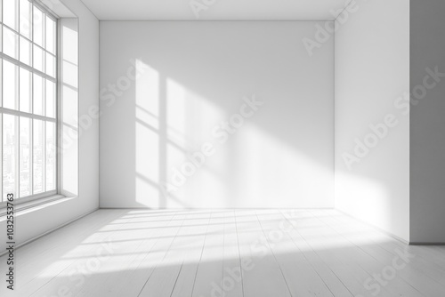 Empty Room with Large Window