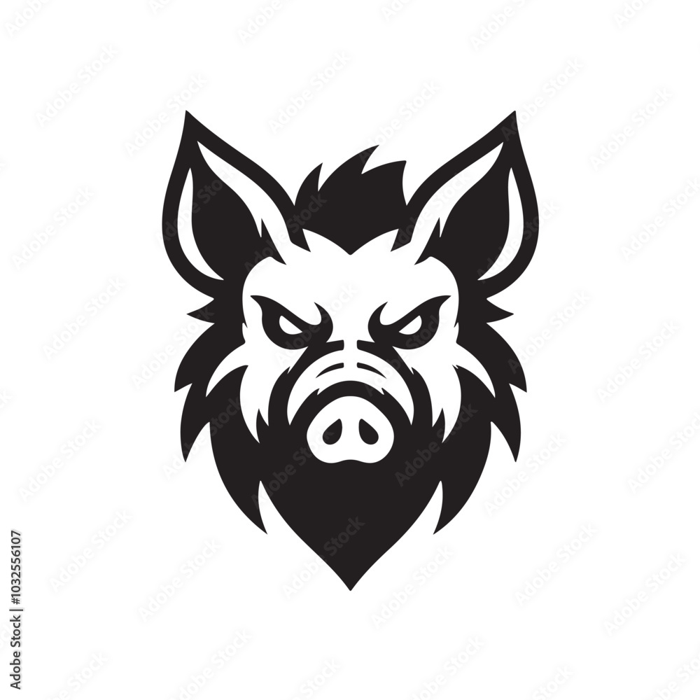 Angry Wild Boar Mascot Logo Design.eps Angry Wild Boar Mascot Logo Design.eps