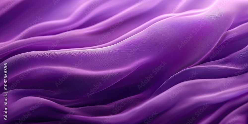 Obraz premium Purple Wave Abstract Art