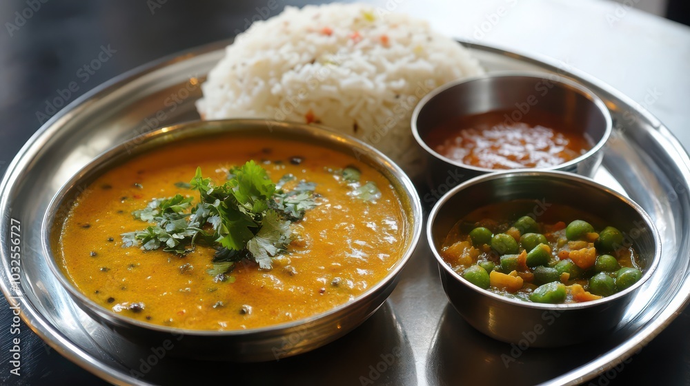Flavorful Indian Dish with Rice and Vegetables Flavorful Indian Dish with Rice and Vegetables