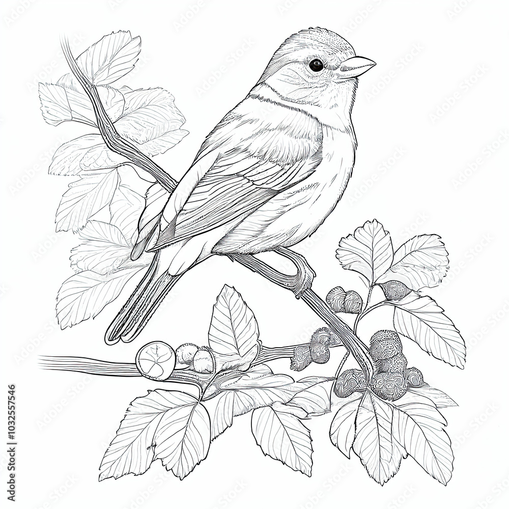 Beautiful Canary Coloring Page, Yellow Bird Colouring Design for Your Corporate Books and Business Graphic Resource or Creative Project, Ai Generative Beautiful Canary Coloring Page, Yellow Bird Colouring Design for Your Corporate Books and Business Graphic Resource or Creative Project, Ai Generative