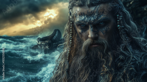 Aegir, Norse god.