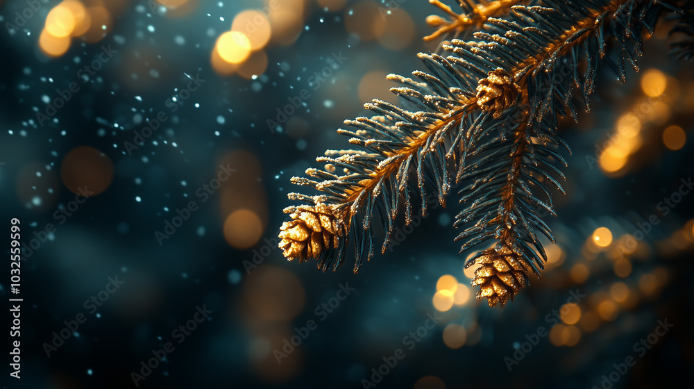 Christmas tree winter background Christmas tree winter background