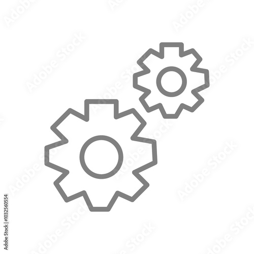 Flat icon. Gray icon on isolated on white background. Business concept. Perfect for your creative idea..