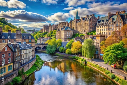 "River Exploration in Edinburgh, Scotland UK - A European Travel Experience"