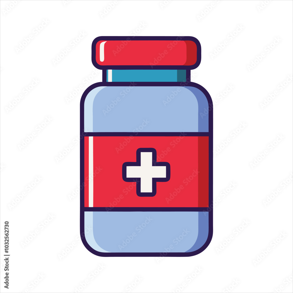 Cute medical icons in flat design symbols illustration Clipart Eps Cute medical icons in flat design symbols illustration Clipart Eps