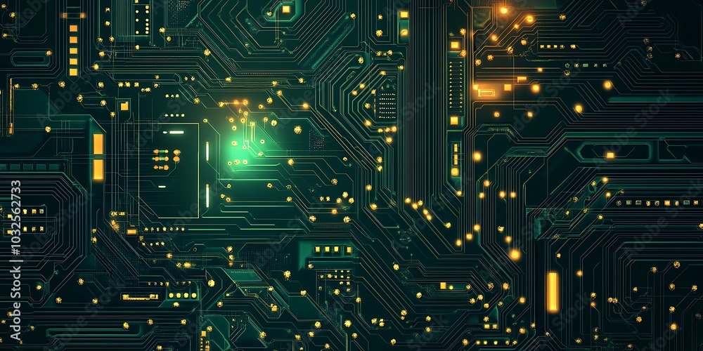 AI artificial intelligence technology microchip background AI artificial intelligence technology microchip background