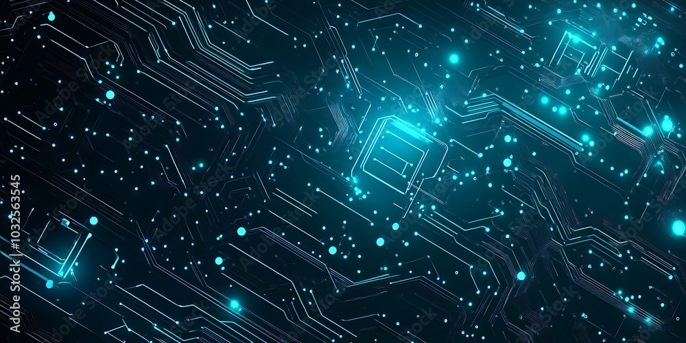 AI artificial intelligence technology microchip background AI artificial intelligence technology microchip background