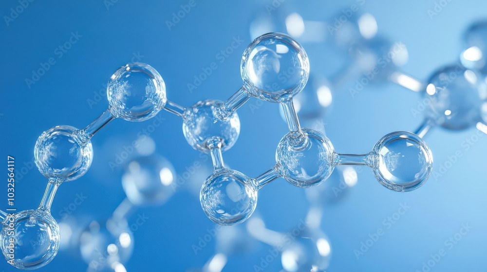 Molecular Structure of Water in Close-Up Molecular Structure of Water in Close-Up