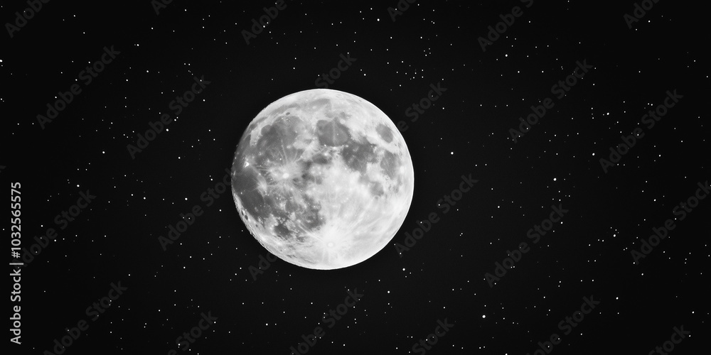 Naklejka premium moon