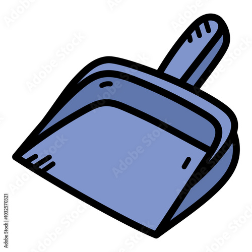 Dustpan Doodle Illustration