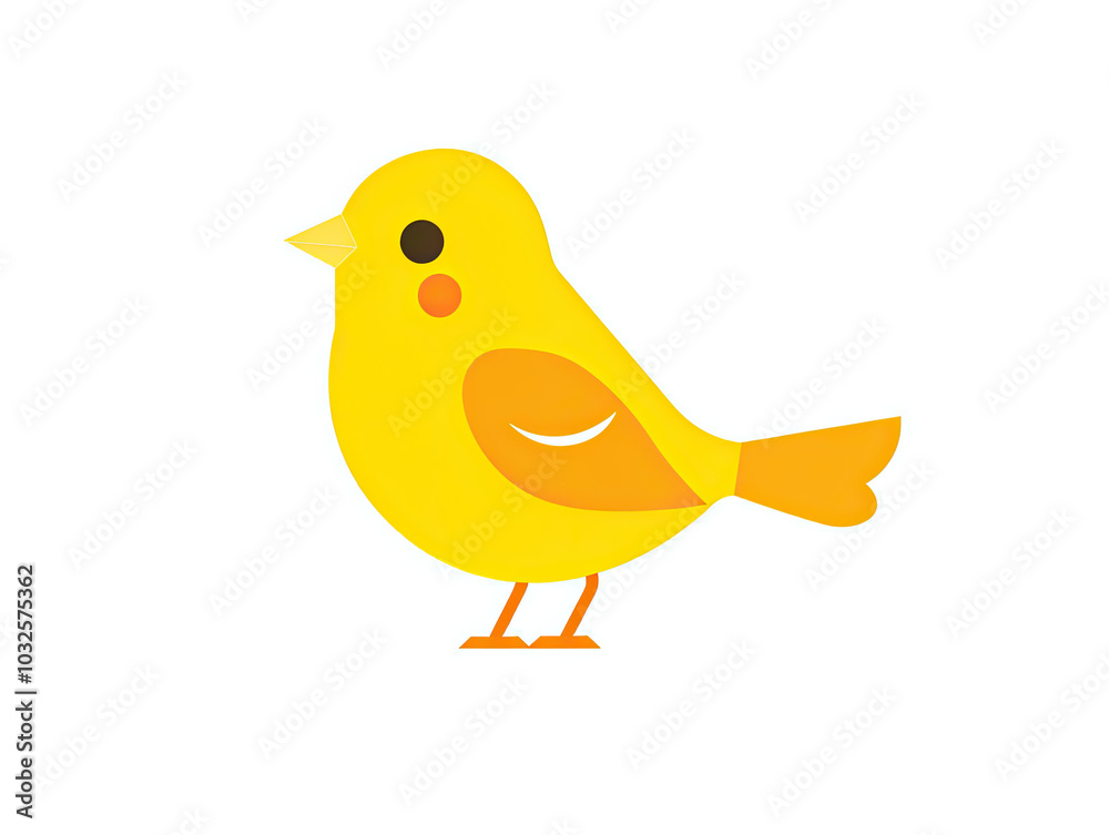 Beautiful Canary Bird Logo, Yellow Bird Design for Your Corporate and Business Graphic Resource or Creative Project, Ai Generative Beautiful Canary Bird Logo, Yellow Bird Design for Your Corporate and Business Graphic Resource or Creative Project, Ai Generative
