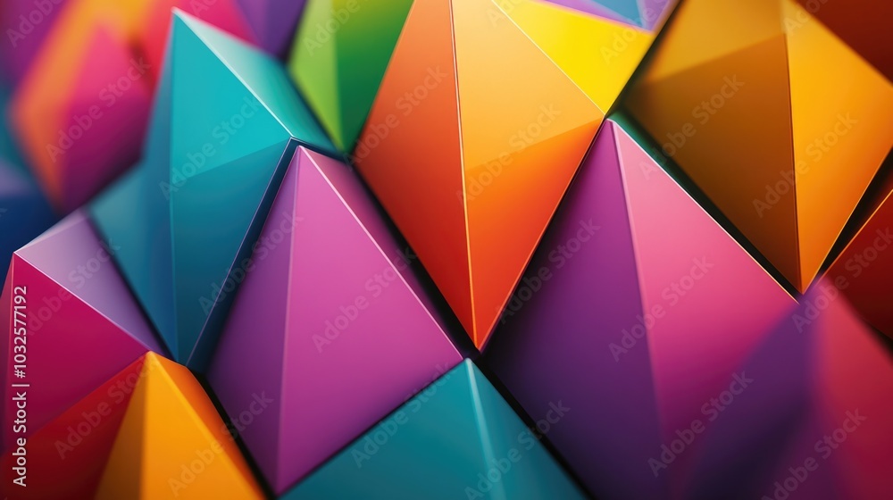 Vivid Geometric Abstract Art Vivid Geometric Abstract Art