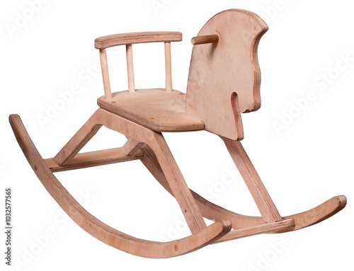 wooden rocking chair photo