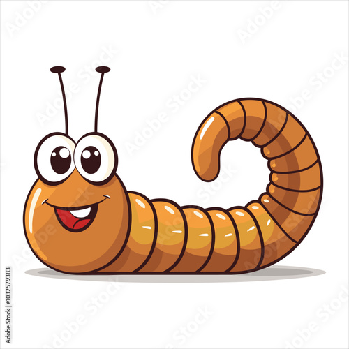 cartoon worm cartoon