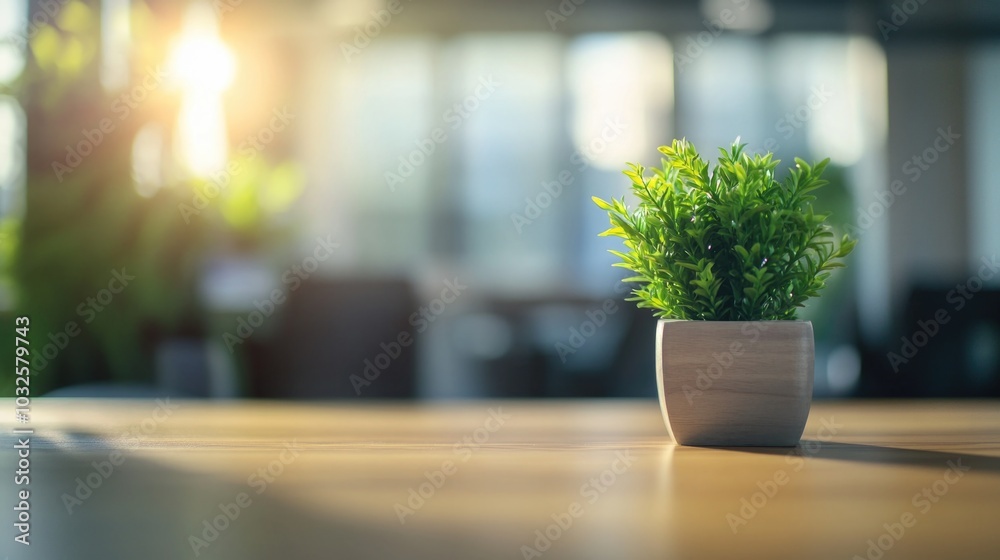Positive Vibes: A Plant on a Desk Positive Vibes: A Plant on a Desk