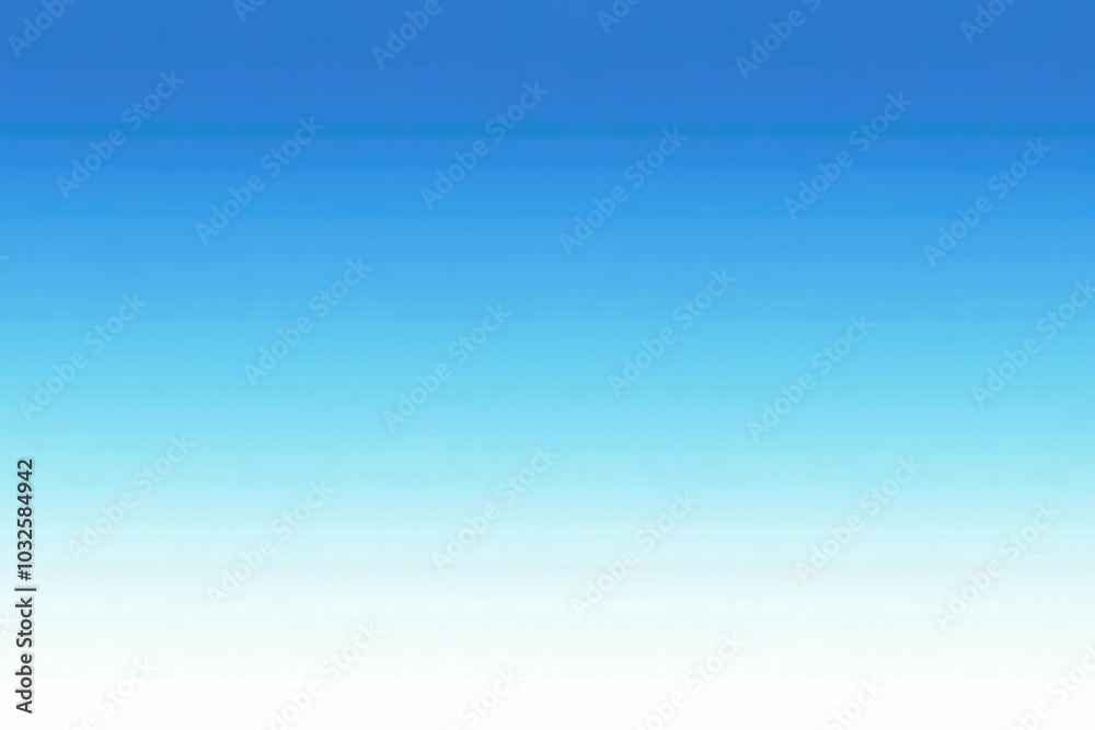  Editable vector background of white cloud detail in a blue sky made using a gradient mesh